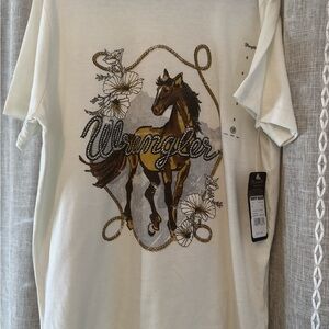 Wrangler Cream Graphic Tee